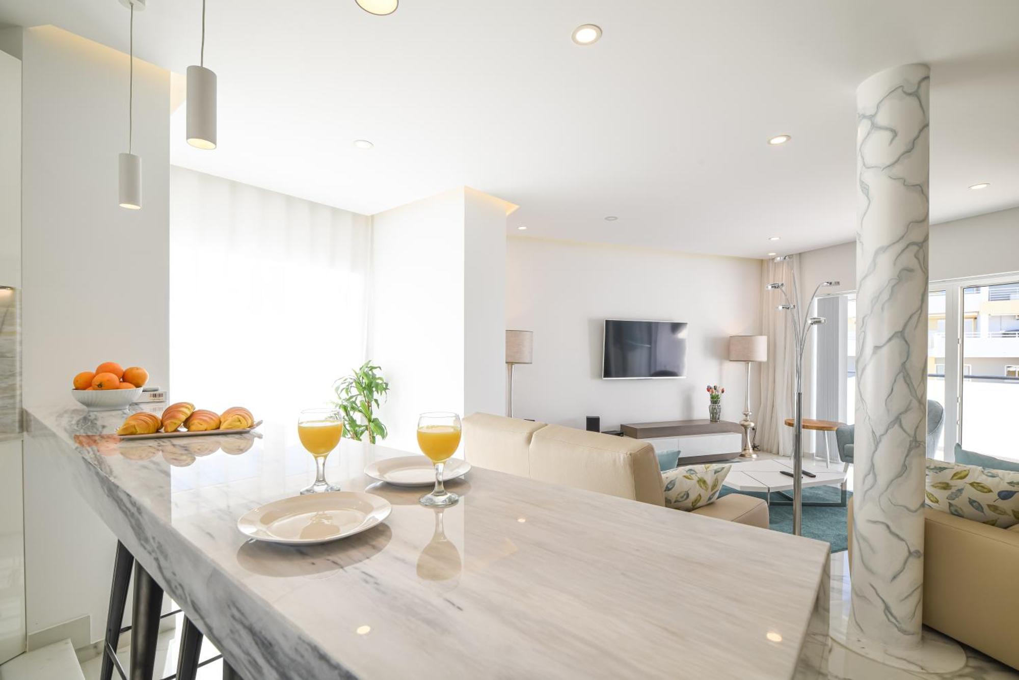 The Penthouse In Praia Da Rocha Portimao Bagian luar foto