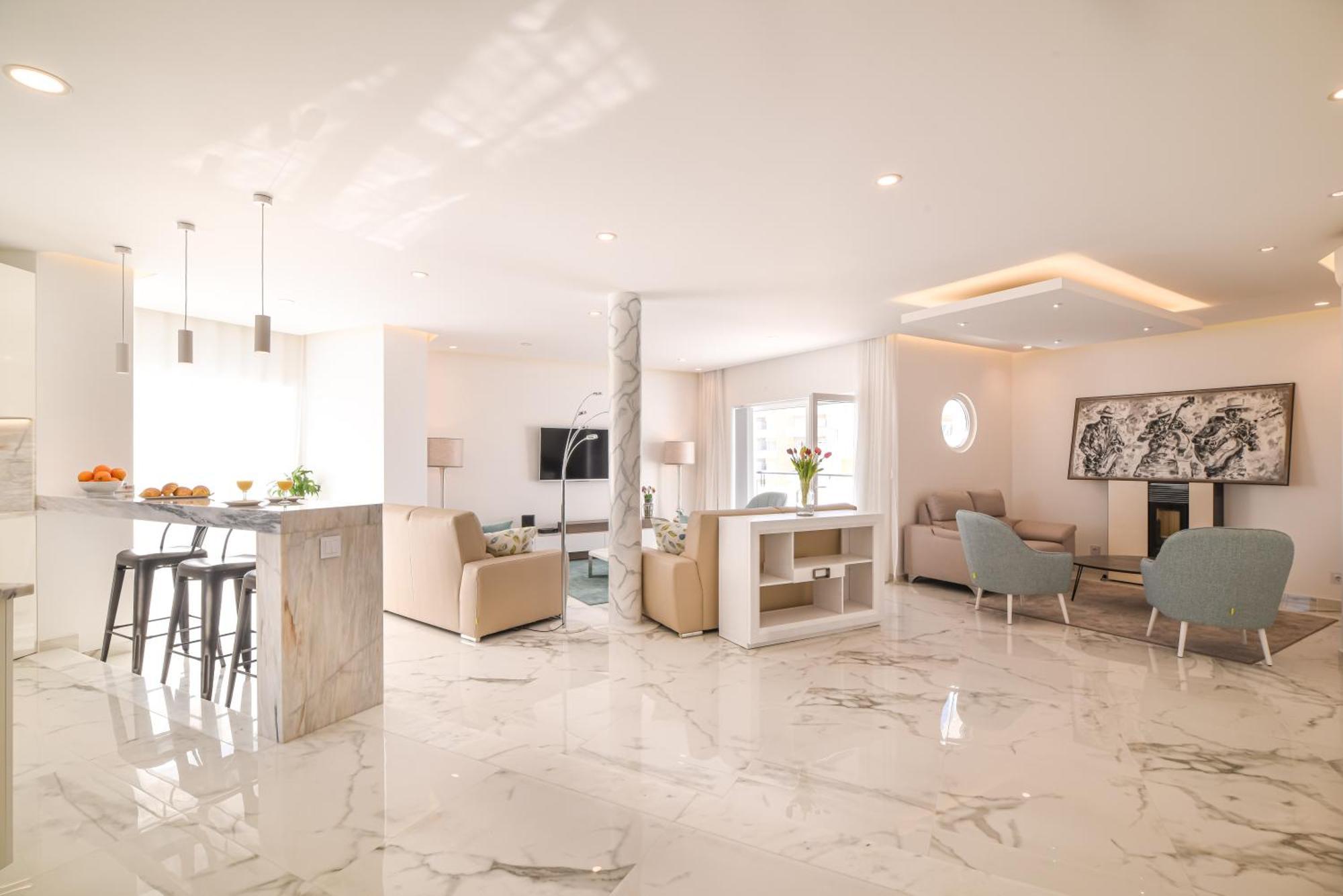 The Penthouse In Praia Da Rocha Portimao Bagian luar foto