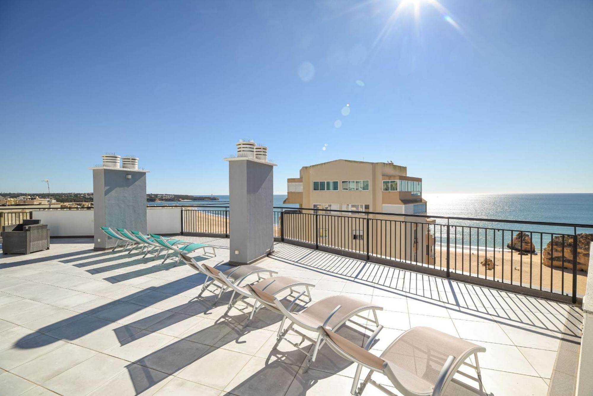 The Penthouse In Praia Da Rocha Portimao Bagian luar foto